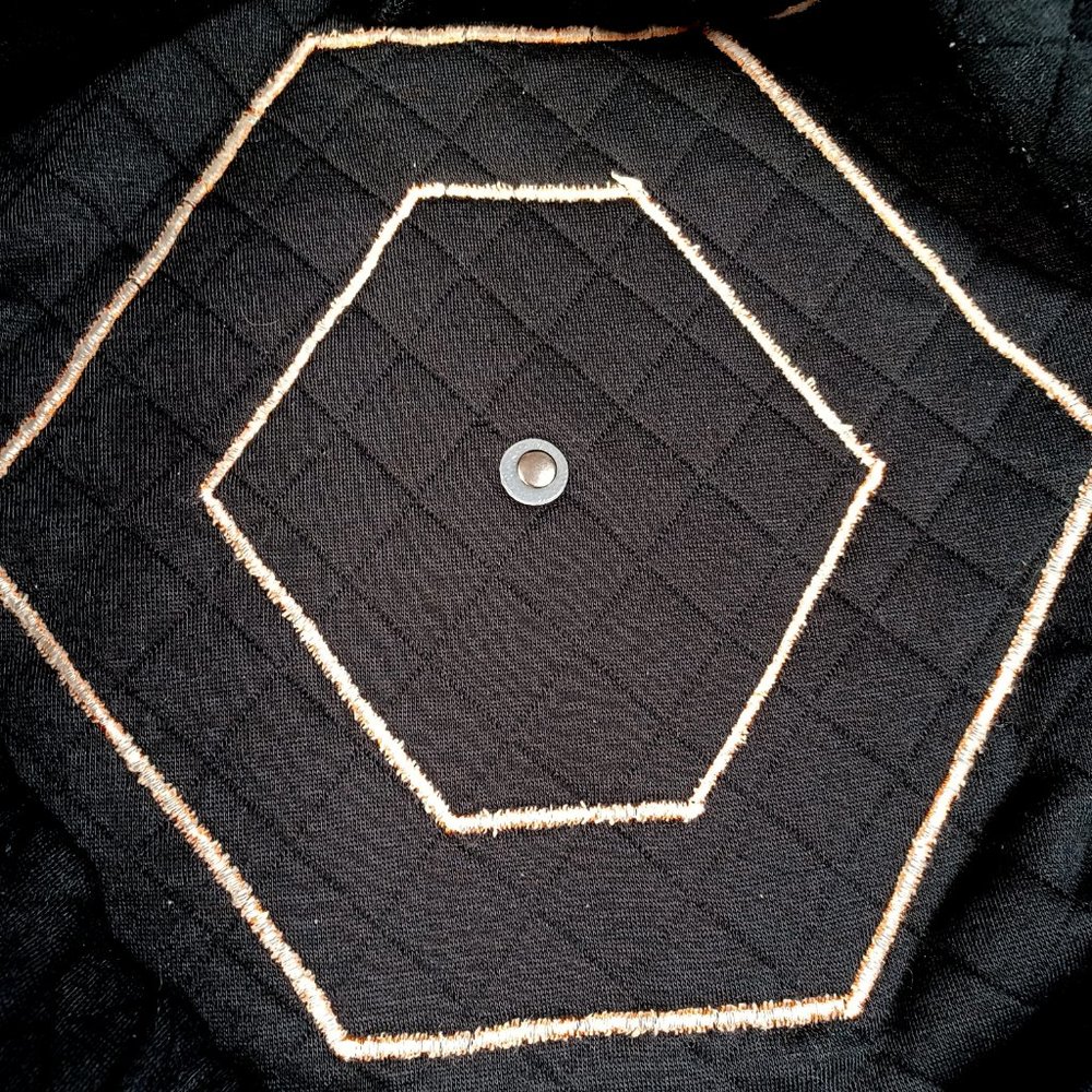 Rafael Womens Black Southwestern Jacket & T-Shirt Large Conchos Liner Zip Up Vtg - Picture 16 of 16